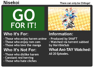 Illustration for article titled Ani-TAY: Nisekoi Review